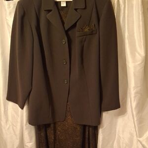 Studio I Green Women's Blazer And Dress 24W 🩵🩵🩵🩵